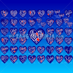 KOKORO Gratitudine – Grazie e cuori in poliglotta a forma di ♡ - Zangyo-Ninja