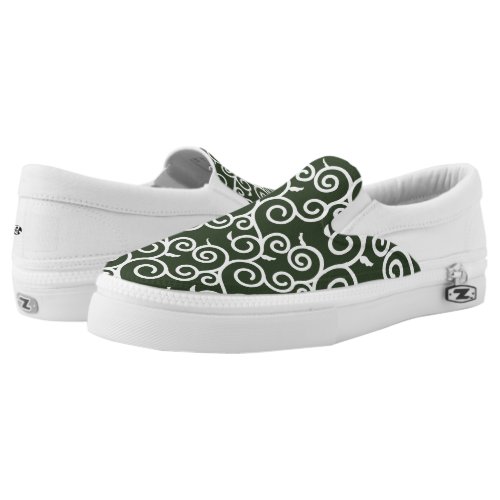 arabesque_pattern_traditional_japanese_desgin_slip_on_sneakers_1024 arabesque pattern traditional japanese desgin Slip-On sneakers