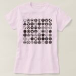 Family Crests Flowers and Plants T Shirt