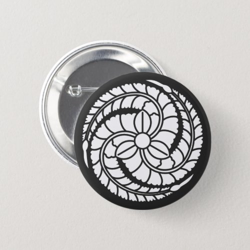 [Family Crests] Wisteria Flowers Round Button