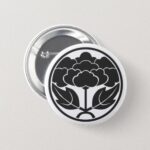 [Family Crests] Peony Flowers Pin