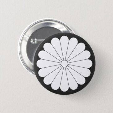 [Family Crests] 16 petals Chrysanthemum flower Flowers Pin