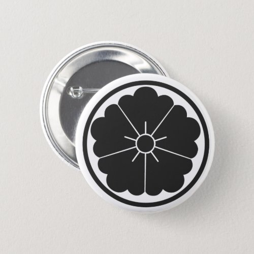 [Family Crests] Gokata Hanabishi Flowers button