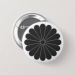 Family Crests 16 petals Chrysanthemum Flower Buttons