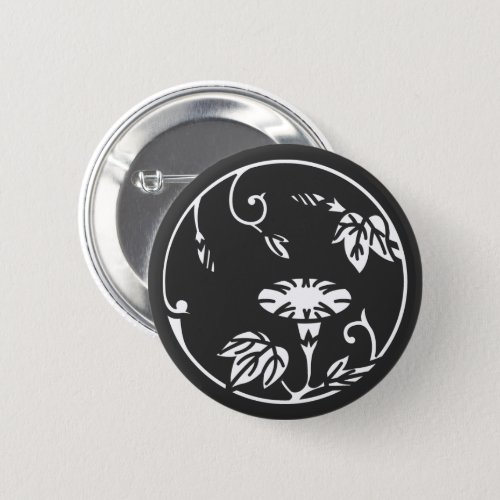 Family Crests Morning glory Flowers Button