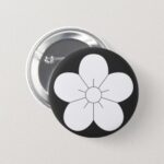 [Family Crests] Plum Flowers Buttons
