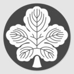Kaji leaf for Kamon Sticker