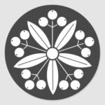 Nandina Nanten like a wheels for Kamon Round sticker