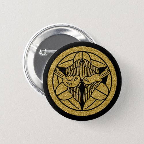 family_crests_sparrows_and_bamboo_leaves_round_button-uesugi-kenshin Sparrows and bamboo leaves for Kamon button