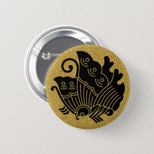 family_crests_swallowtail_butterfly_button-heike-tairano Swallowtail butterfly for family crests Button