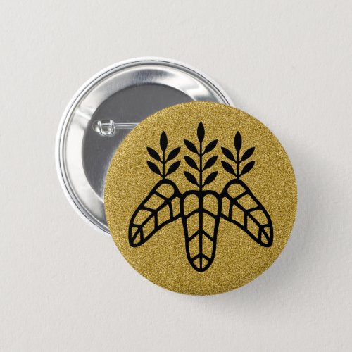 family_crests_taiko_paulownia_button-hideyoshi-toyotomi Taiko Paulownia for family crests Button