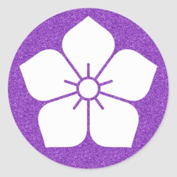 Kikyo, balloon Flower for family crests sticker