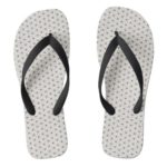 Flax leaf dashed line pattern traditional japanese flip flops 麻の葉点線模様ビーチサンダル