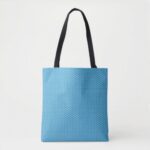 Flax-leaf dotted black line pattern traditional japanese tote bag