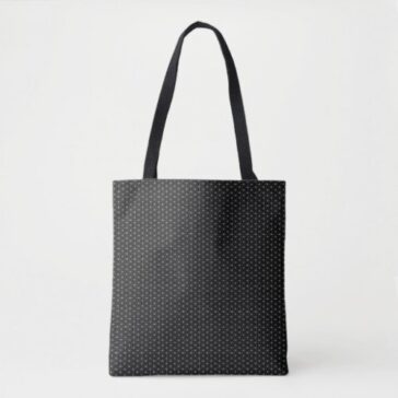 Flax-leaf dotted pattern traditional japanese tote bag