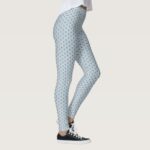 Flax leaf pattern traditional japanese desgin leggings