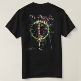 Access to Landmark in Tokyo dark T-shirt