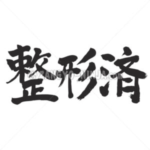 had plastic surgery in Kanji - Zangyo-Ninja