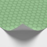 Hexagonal japanese traditional pattern black line wrapping paper 亀甲模様包装紙
