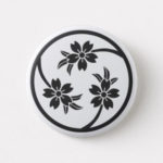 family crests cherry tree button pen