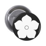 family crests flowers pinback button rfbdfbbfefbbdefefji byvr