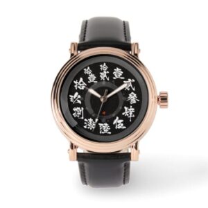 Il Giappone ha spazzolato i difficili vecchi numeri Kanji con i cerchi (faccia nera) Guarda