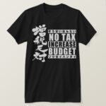 against a tax increase. penmanship in Kanji 増税反対 T-Shirt