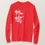 apple in calligraphy Kanji long sleeves T-Shirts