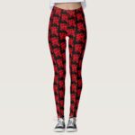 Battle as classic letter in brushed Kanji Leggings