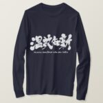 Carrying knowledge into new fields in brushed Kanji T-Shirt