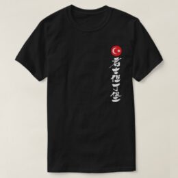 Constantinople city in Kanji calligraphy Kanji'de Konstantinopolis T-Shirts