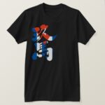 Cuba in penmanship Kanji by vertical T-Shirt