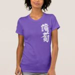 Ebizome name of color in kanji t-shirts