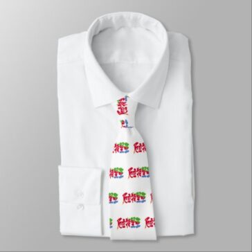 State of Eritria in Kanji with flag colors Tie