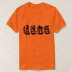 evil spirits residing in forests mountain in brushed Kanji T shirt