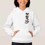 Name Agatha translated into Kanji Hoodie