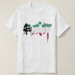 kanji kuwait with flag color T shirt