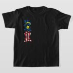 Malaysia in Kanji with flag colors T-Shirt