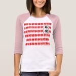 many kind of fishes for Sushi in kanji T-Shirt