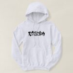 natural monument in calligraphy Kanji Hoodie