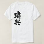 Sweden in calligraphy kanji T-shirt