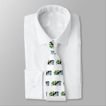 Tanzania republic in Kanji Neck Tie