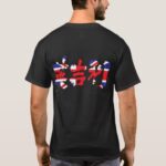 United Kingdom in Kanji brushed イギリス漢字 T Shirt