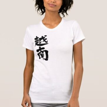 kanji vietnam tee shirt