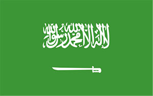 Saudi Arabia flag サウジアラビアの国旗