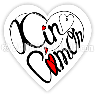 Xin cám ơn và bốn tình yêu như kiểu chữ hình trái tim