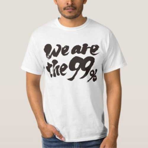 We are the 99% tee shirts