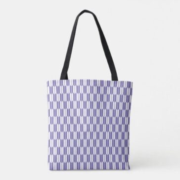 Yagasuri japan traditional pattern blue-purple tote bag